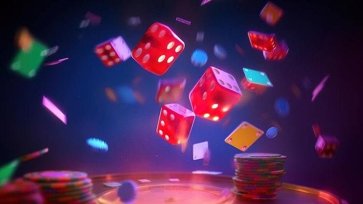 Layar bonus Galactic Gems menampilkan mini-game dengan hadiah berlipat ganda dan animasi kemenangan