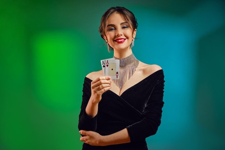 Tampilan antarmuka permainan Qiu Qiu di platform bola777 dengan kartu domino dan meja permainan